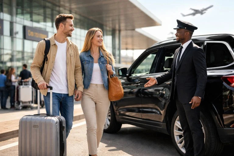 Airport taxi vs train