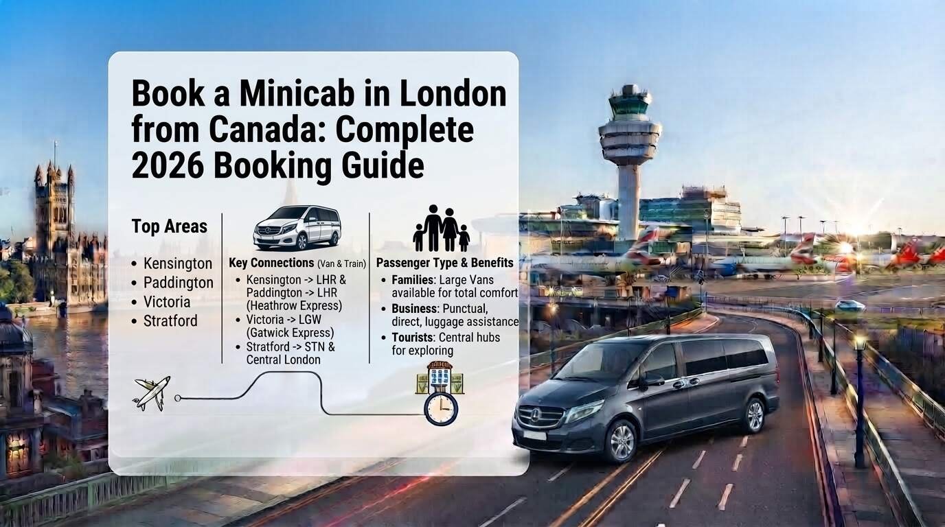 Book a Minicab in London from Canada: Complete 2026 Booking Guide