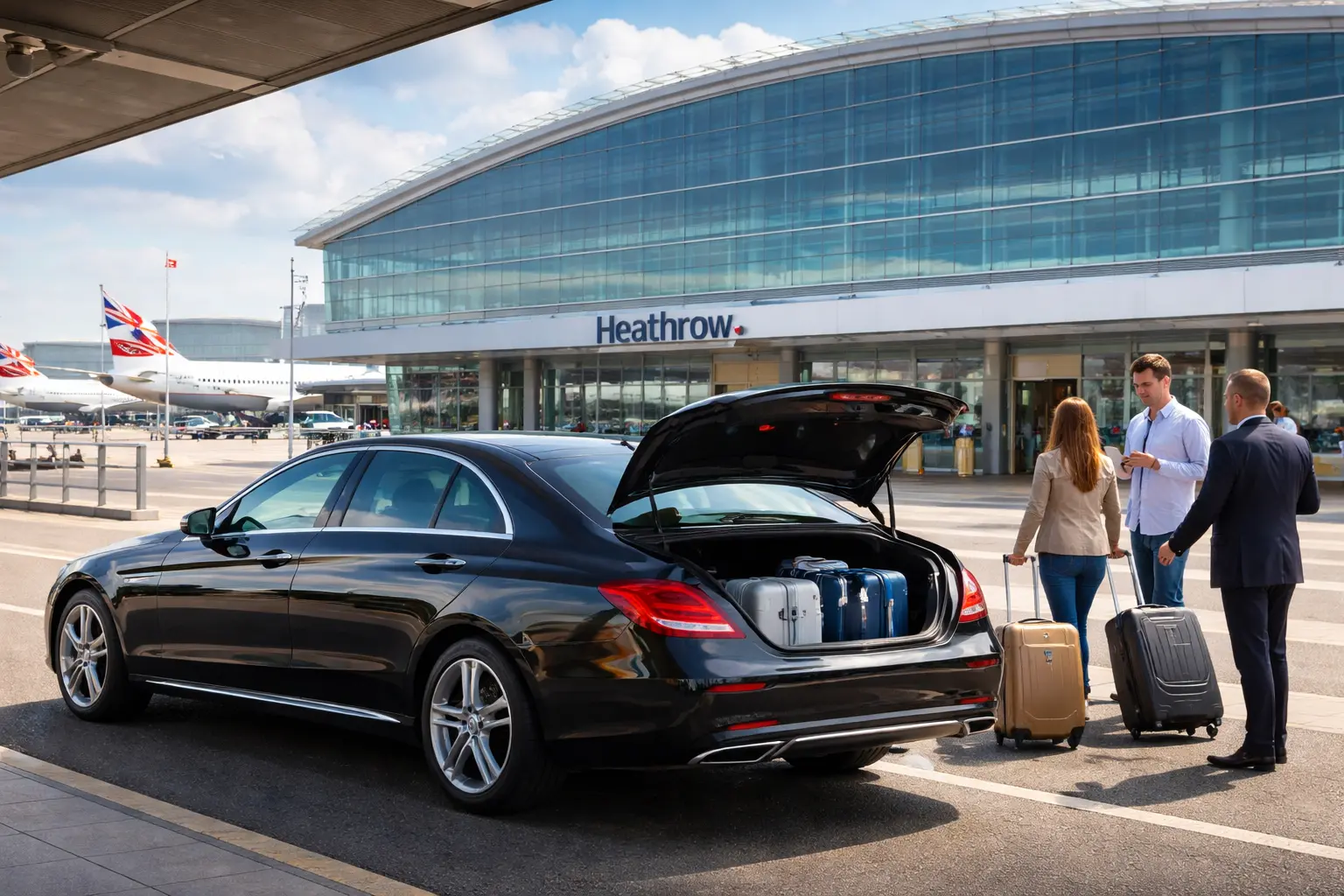 Airport taxi vs train