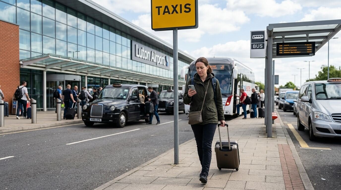 Airport taxi vs train