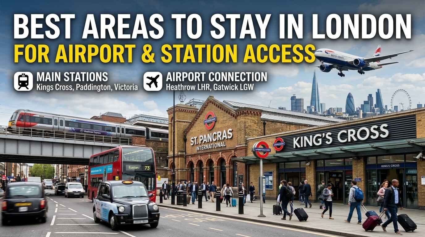 Best Areas to Stay in London for Airport and Station Access